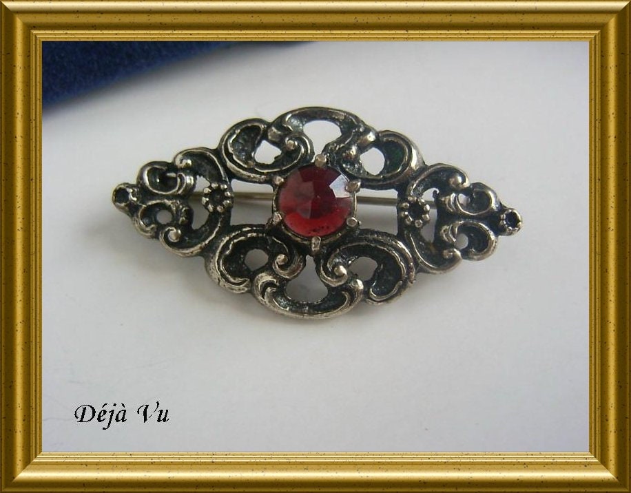 Wunderschöne Vintage-Brosche Aus Silber | 835 Wunderschöne Vintage-Brosche Aus Silber | 835 von DejaVuGouda