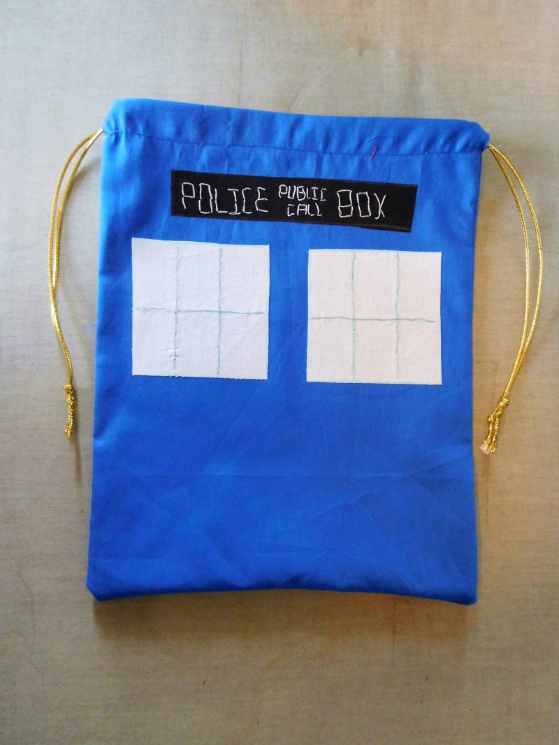 Tardis Draw String Tasche von DejaiNanoka