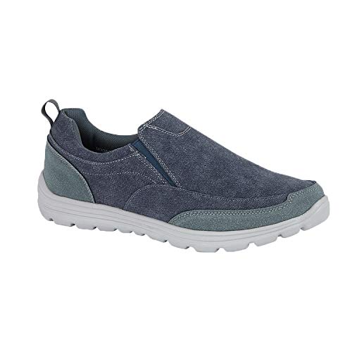 Dek Herren Memory Foam Slip On Schuhe (42 EU) (Marineblau) von Dek