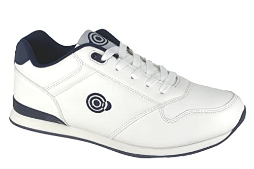 Dek Jack Herren Schnürschuh, Bowlingschuh, Grau, weiß, 40 2/3 EU von Dek