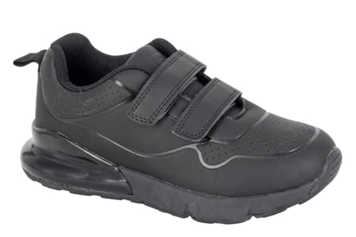 Dek Jungen Lava Touch Fastening Schulschuhe/Schul-Sneaker, Schwarz, Schwarz , 36 2/3 EU von Dek