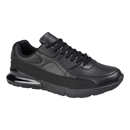 Dek Pimlico Turnschuhe für Jungen, Mädchen, Damen, Herren, zum Schnüren, Schwarz, Schwarz , 39 EU von Dek