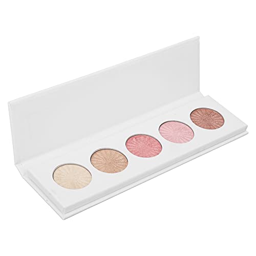 Highlighter-Palette 5 Color Pearl Glossy Fine Powder 3D Contouring Natural Brightening Eye Shadow Highlighter Makeup Palette von Dekaim