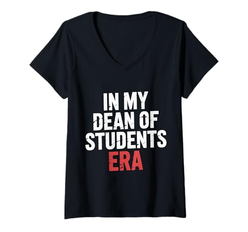 Damen In My Dean of Students Era Berater Fakultätsschule |- T-Shirt mit V-Ausschnitt Damen In My Dean of Students Era Berater Fakultätsschule |- T-Shirt mit V-Ausschnitt von Dekan -Vibes der Hochschule Fakultät