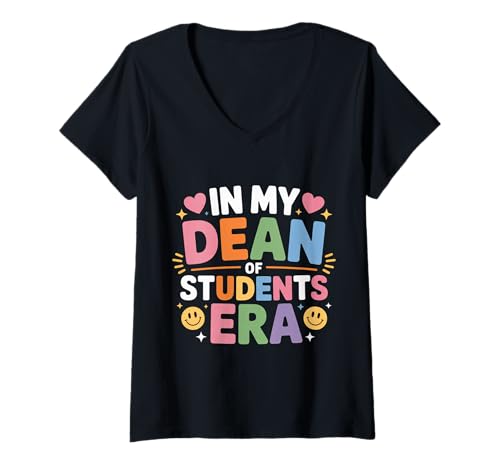 Damen In My Dean of Students Era Berater Fakultätsschule - T-Shirt mit V-Ausschnitt Damen In My Dean of Students Era Berater Fakultätsschule - T-Shirt mit V-Ausschnitt von Dekan -Vibes der Hochschule Fakultät