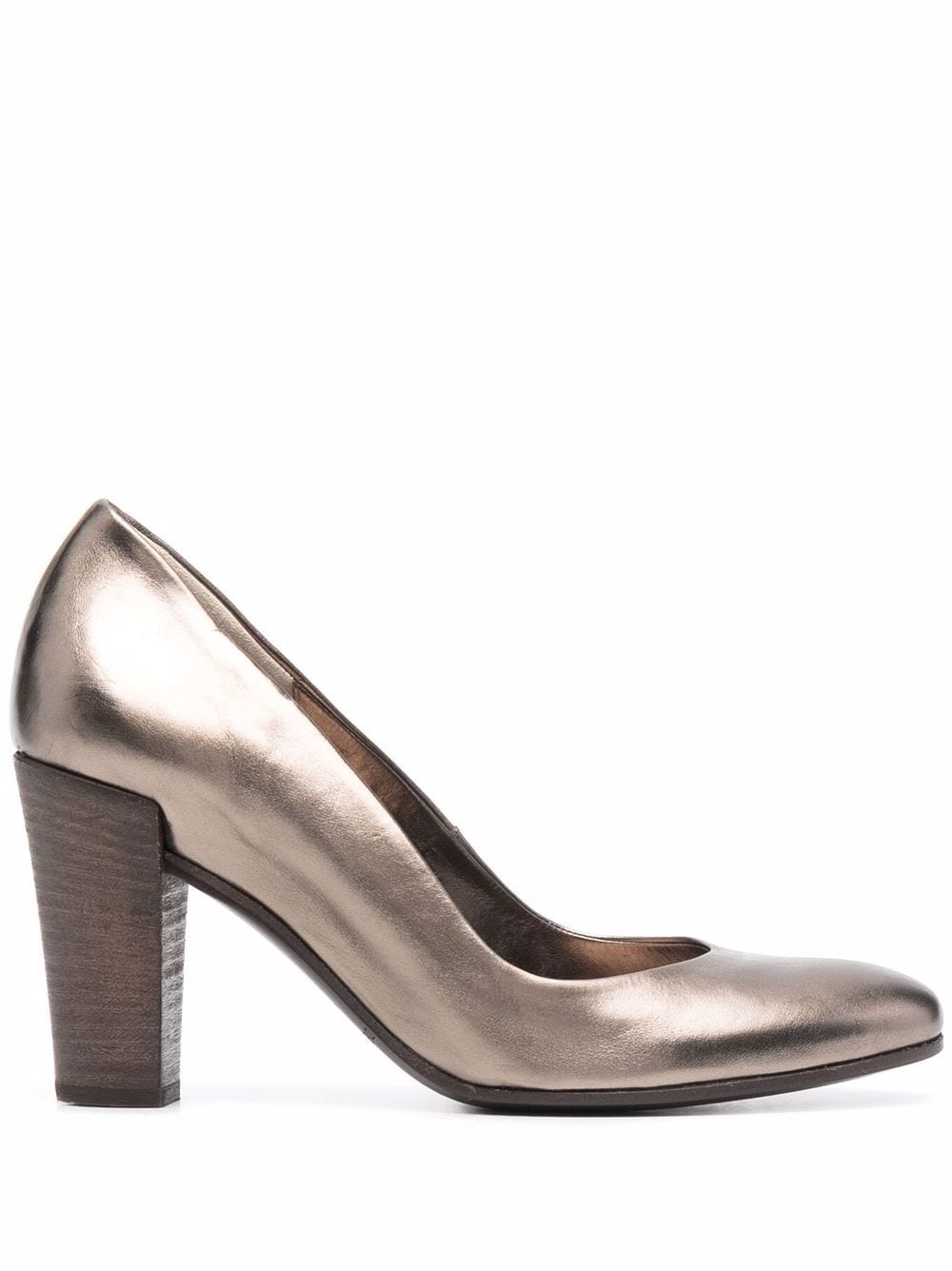 Del Carlo Pumps im Metallic-Look - Gold von Del Carlo