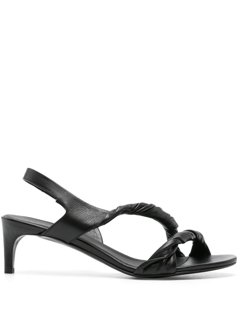 Del Carlo Gedrehte Sandalen 60mm - Schwarz von Del Carlo