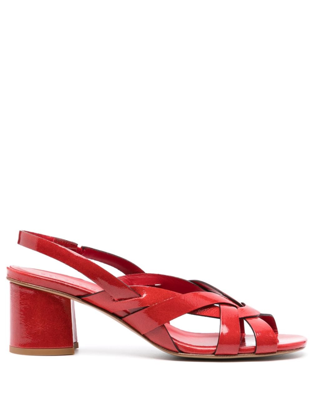 Del Carlo Pumps aus Lackleder 65mm - Rot von Del Carlo