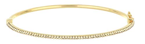 DelPia, 2begold Armband aus Gold und Silber mit glänzenden champagne Kristallen von DelPia