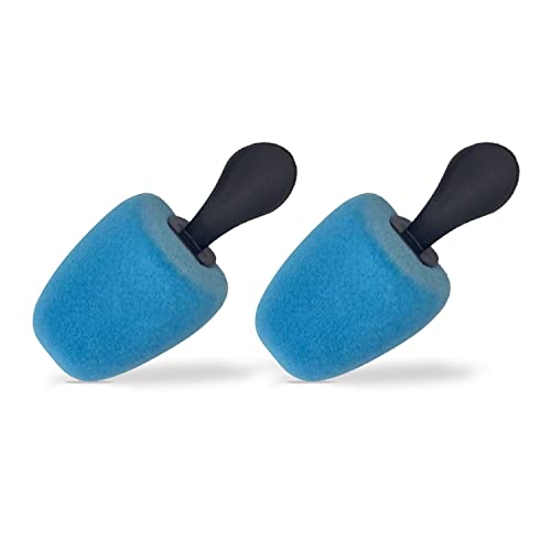 DELFA Samty Schuhspanner für Karrée Schuhe (eckige Form) - Schaumstoff Schuhformer Schuhstrecker - 1 Paar für Damen Größe 37-41 von DELFA