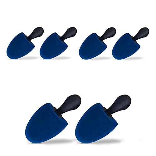 DELFA Samty Schuhspanner für Comfort bequeme runde Schuhe - 3 Paar Schaumstoff Schuhformer - Schuhstrecker für Damen Größe 37-41 von DELFA