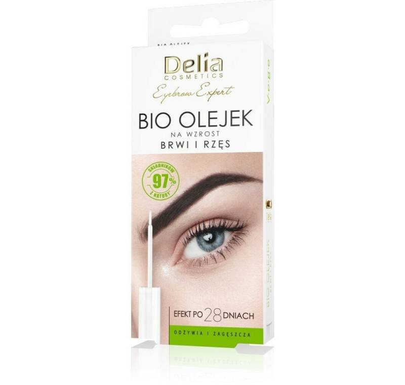 Delia Augenbrauen-Stift Cosmetics Eyebrow Expert Bio Öl für Augenbrauen und Wimpern Wachstum von Delia