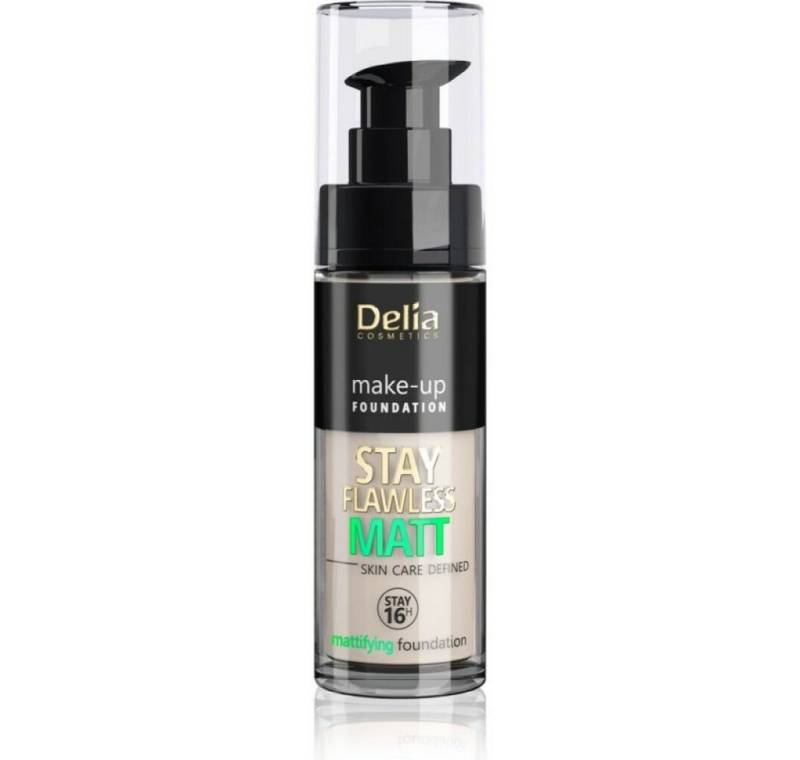 Delia Foundation Cosmetics Stay Flawless Mattifying Foundation 16H keine 403 von Delia