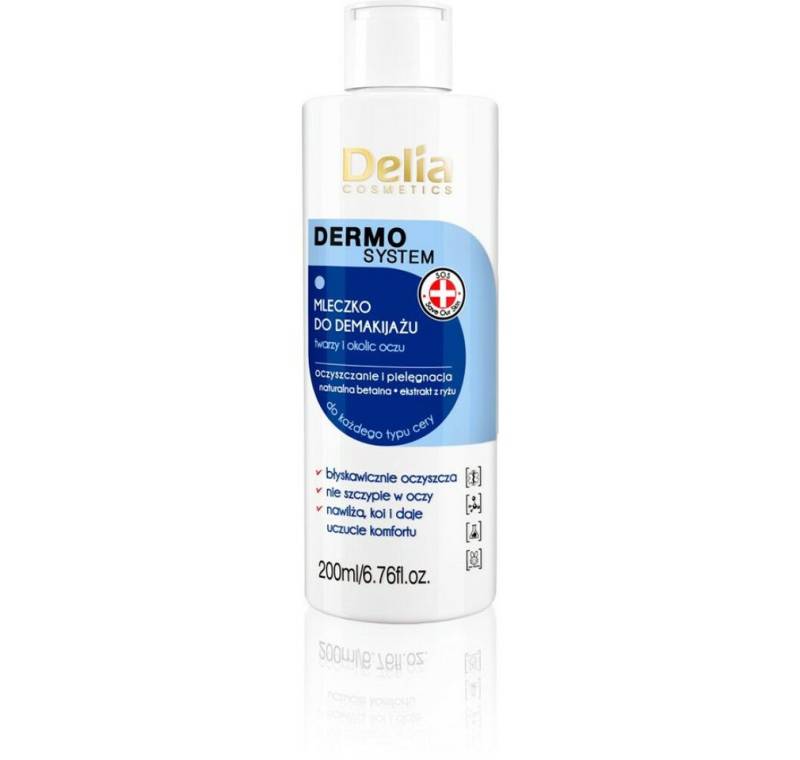 Delia Make-up-Entferner DERMO SYSTEM Abschminkmilch 200ml von Delia
