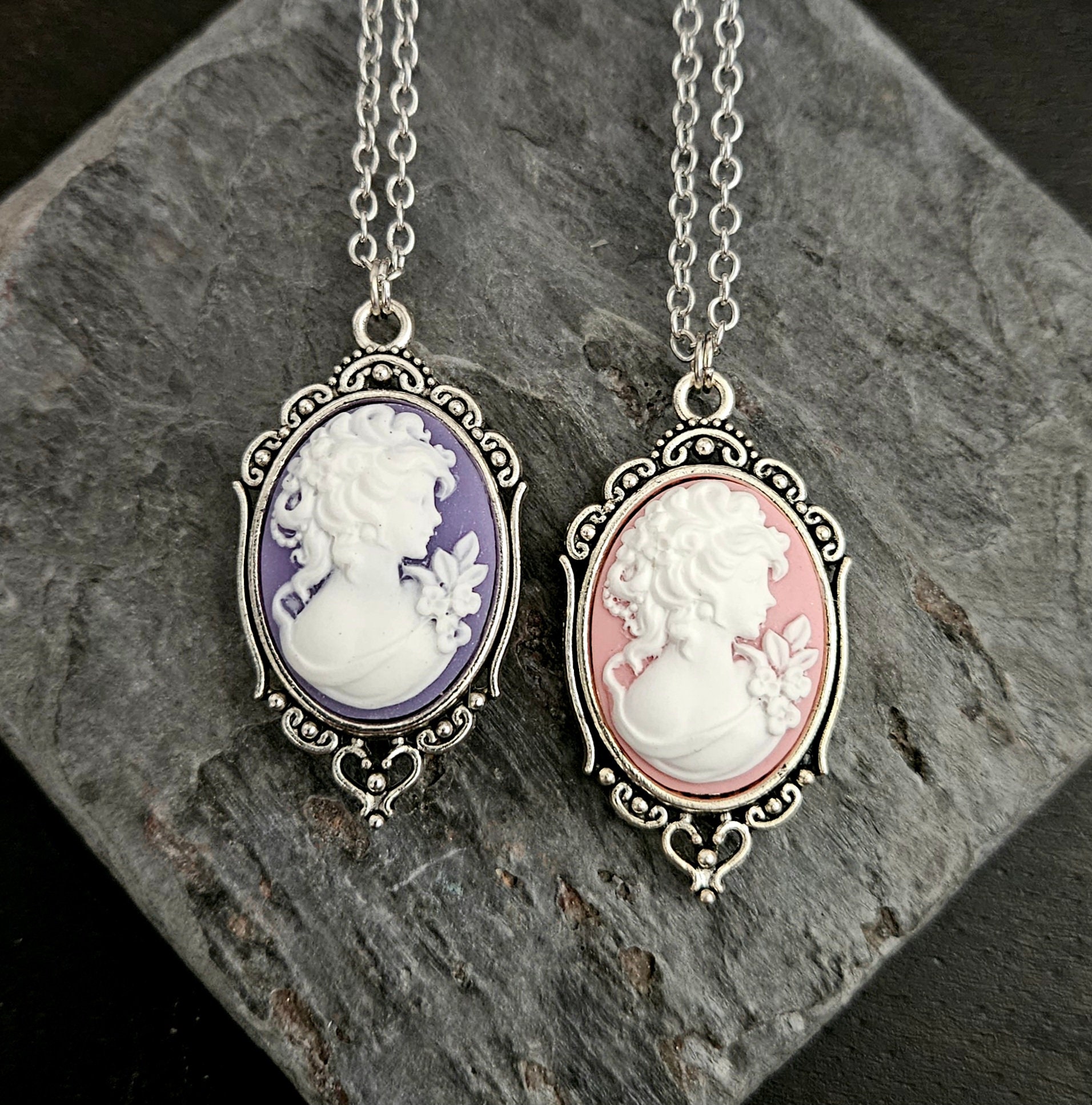 Kamee Halskette, Kleine Schmuck, Urlaub Geschenkideen von DelicateIndustry1