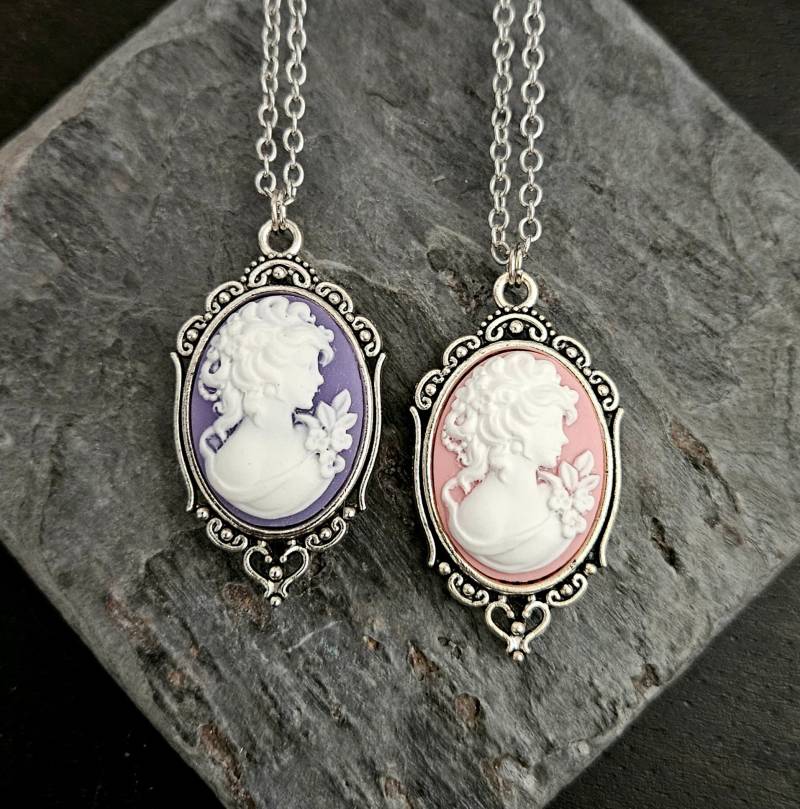 Kamee Halskette, Kleine Schmuck, Urlaub Geschenkideen von DelicateIndustry1