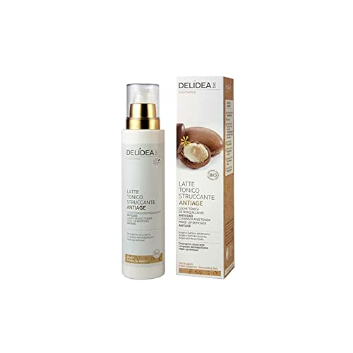 Delidea Bio Milchtonic Make-up-Entferner Sofortwirkung Argan und Wüstendattel, 1er Pack (1 x 1 Stück) von Delidea Bio