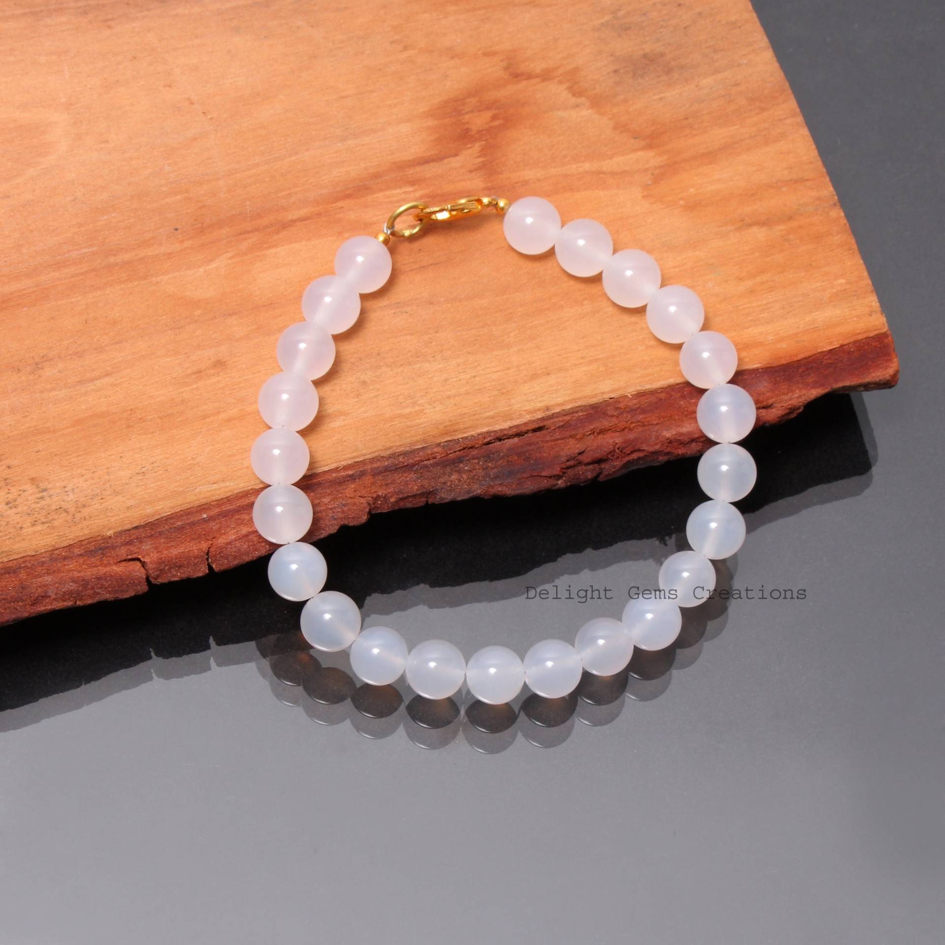 Aaa Weiß Quarz Perlen Armband-Perlen Armband-Quarz Armband-Weiß Edelstein Armband-Handmade Armband-8mm Glatt Runde Unisex Armband Aaa Weiß Quarz Perlen Armband-Perlen Armband-Quarz Armband-Weiß Edelstein Armband-Handmade Armband-8mm Glatt Runde Unisex Armband von DelightGemsCreations