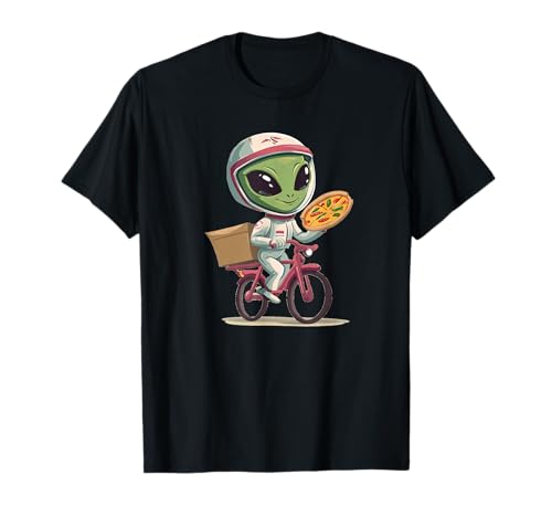Awesome Pizza Alien als Lieferung für Jungen und Mädchen T-Shirt Awesome Pizza Alien als Lieferung für Jungen und Mädchen T-Shirt von Delivery Outfit