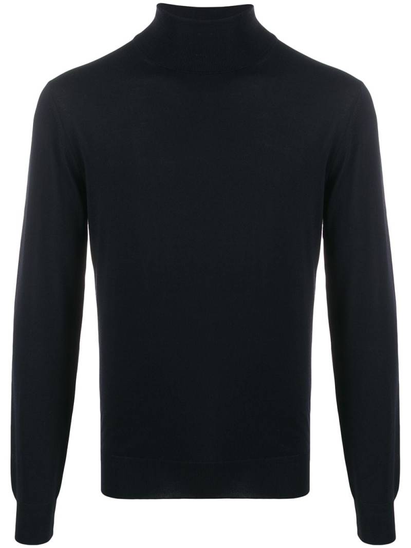 Dell'oglio Gerippter Rollkragenpullover - Grau von Dell'oglio