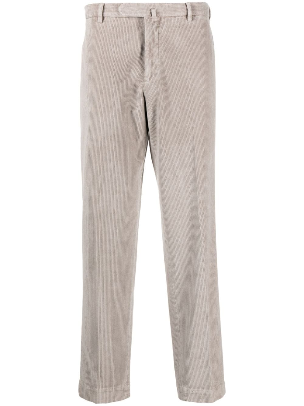 Dell'oglio Tapered-Hose aus Cord - Grau von Dell'oglio