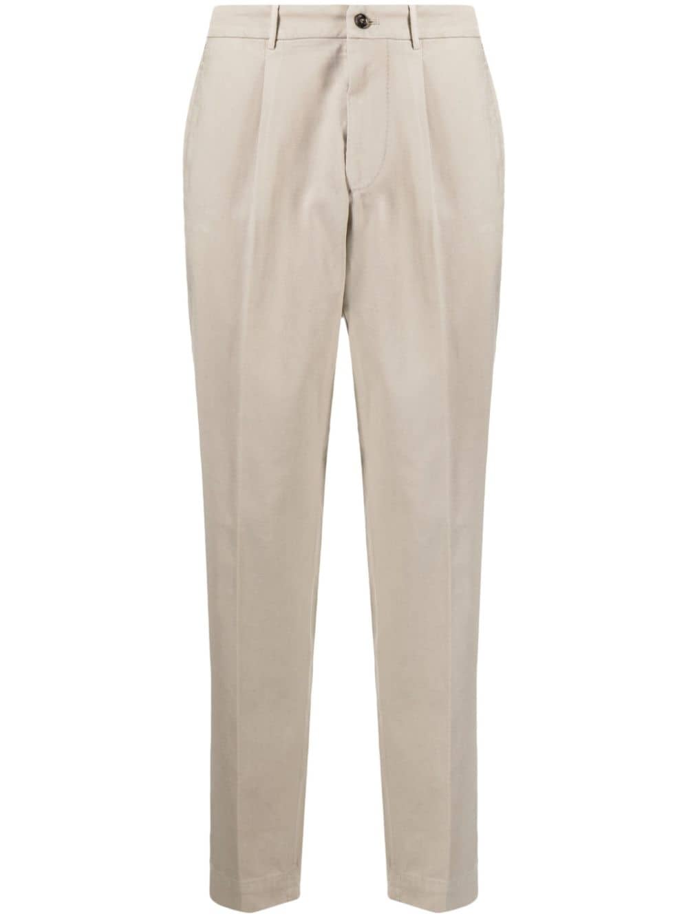 Dell'oglio Tapered-Hose mit Falten - Nude von Dell'oglio