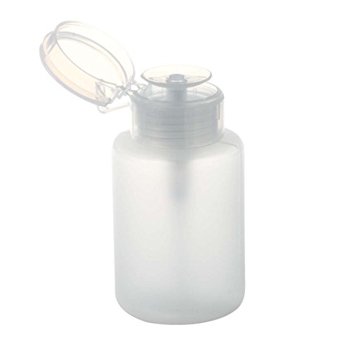Dellx 150 ml Nagel Kunst Make-up polnischen Kunststoff Pump-Zufuhr-Flaschen-Entferner Weiß von Dellx