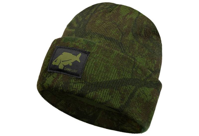 Delphin.sk Beanie Delphin Beanie Strickmütze Outline Grün Camo Herren von Delphin.sk