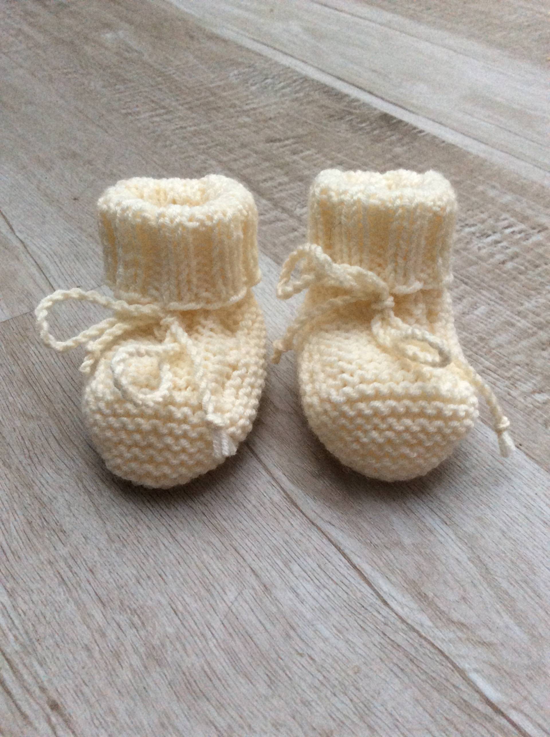 Babyschuhe, Hausschuhe Aus Reiner Wolle | 100% Merino, Handgestrickt, Wollhausschuhe von DelphineCFrance