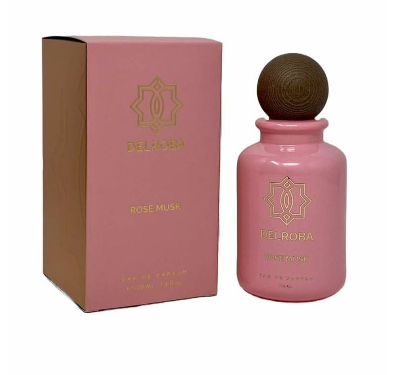 Delroba Eau de Parfum Rose Moschus Eau de Parfum für Frauen 100 ml von Delroba