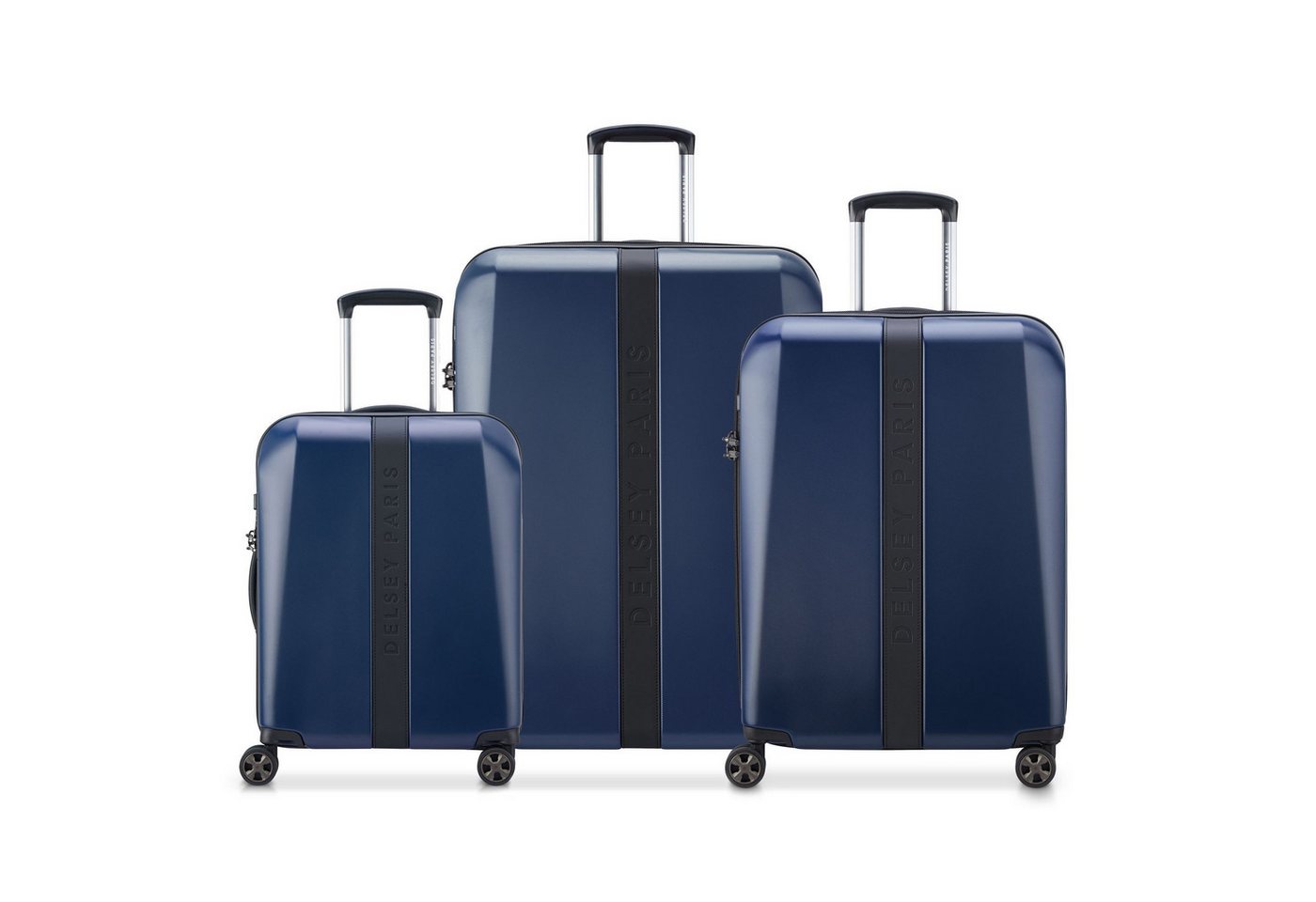 Delsey Paris Trolleyset Promenade Hard 2.0, 4 Rollen, (3-teilig, 3 tlg), Polycarbonat von Delsey Paris