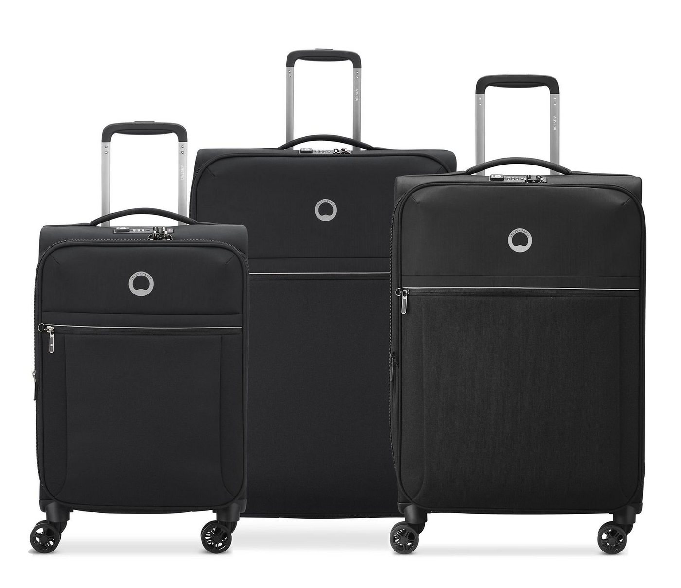 Delsey Paris Trolleyset Brochant 2.0, 4 Rollen, (Set, 3 tlg) von Delsey Paris