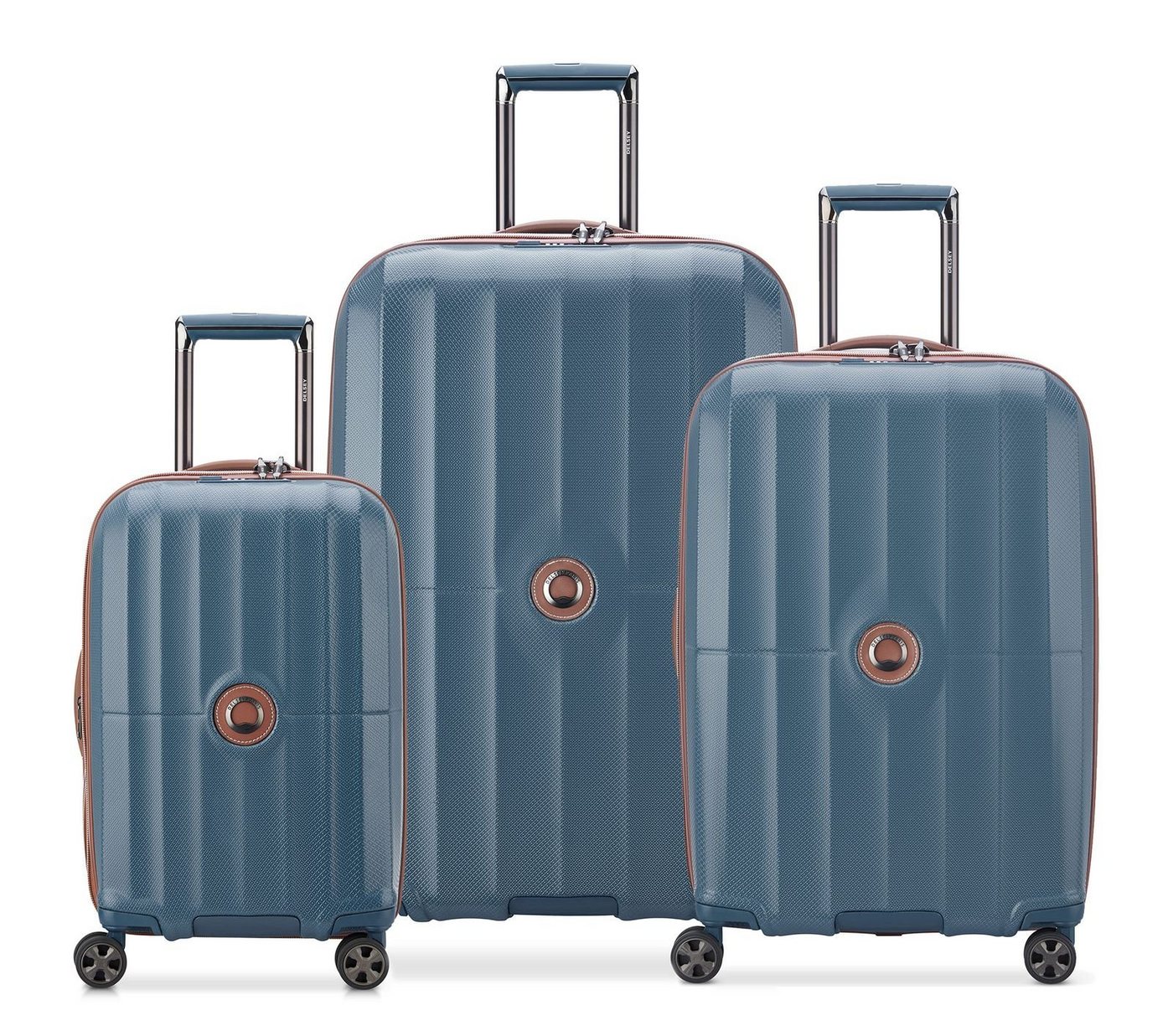 Delsey Paris Trolleyset St Tropez, 4 Rollen, (Set, 3 tlg) von Delsey Paris