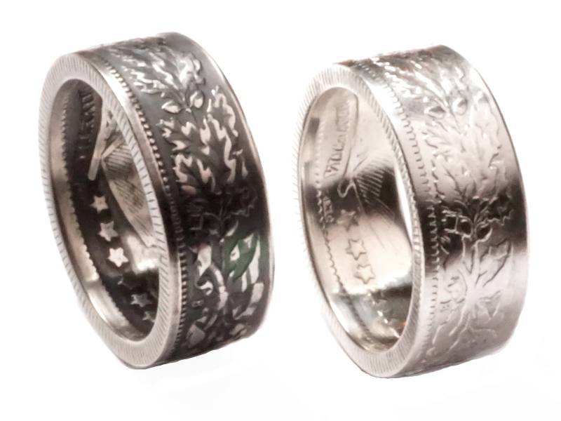 Münzring Schweiz 2 Franken Silber 835Er Eichenlaub Alpenrose Größe 52 Bis 70 Coin Ring Münze Münzschmuck von DeltaDesign24