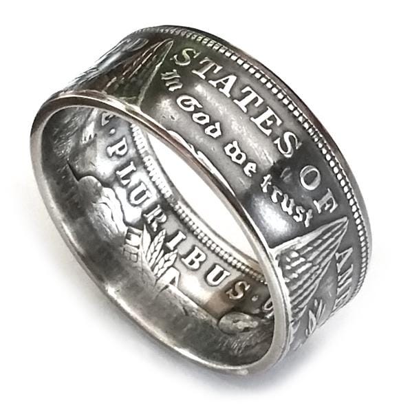Münzring Usa Morgan Dollar 1878 - 1904/1921 Silber 900Er Größe 64 Bis 74 Coin Ring Münze Münzschmuck von DeltaDesign24
