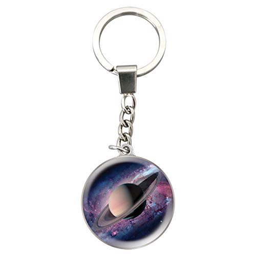 Magnidome Deluxebase Keyring - Crystal Glass Key Ring Charm. Domed Cat Picture Keyring with a Stainless Steel Chain von Deluxebase