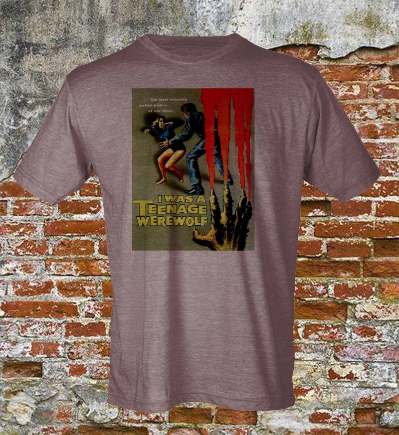 I Was A Teenage Werwolf Vintage Design T-Shirt von Deluxesoultees