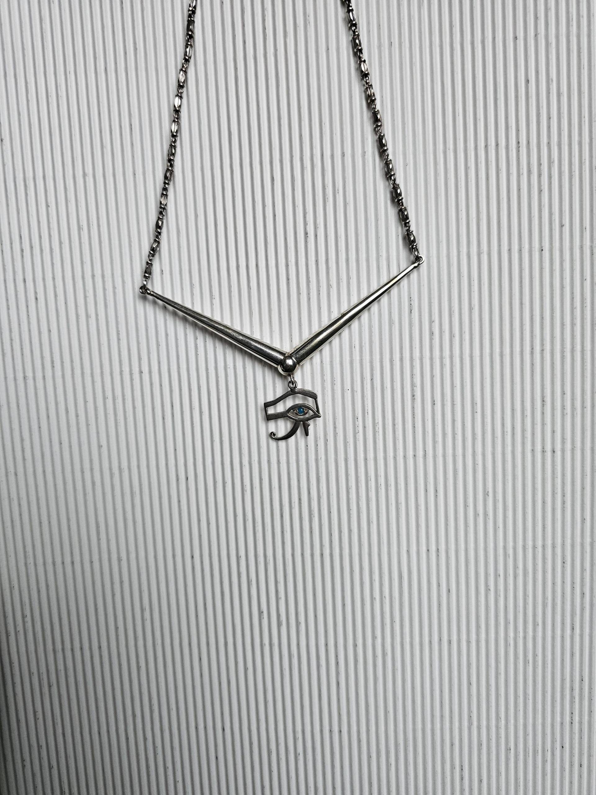 Auge Des Berges, Silber-Kette Mit Anhänger Ag 925 von DemDemShop