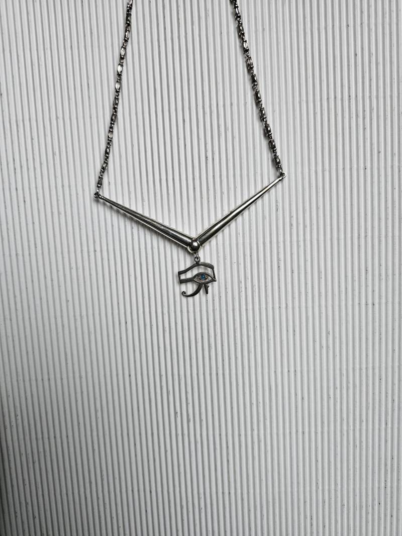 Auge Des Berges, Silber-Kette Mit Anhänger Ag 925 von DemDemShop