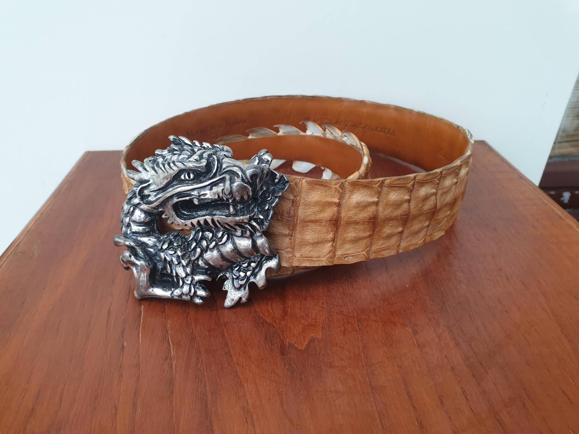 Exklusiv Krokodil Leder Gürtel Moritz V Bülow Italy Handmade No 296 Krokogürtel Exklusiv Krokodil Leder Gürtel Moritz V Bülow Italy Handmade No 296 Krokogürtel von DemDemShop