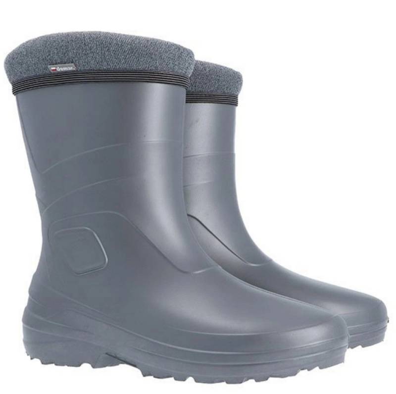 Demar Ultraleichte Mädchen Damen Gefütterte Gummistiefel Eva, Silber - Lucy Gummistiefel von Demar