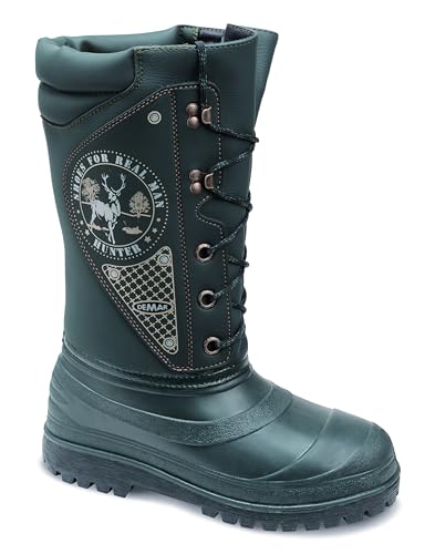 DEMAR. Thermostiefel HUNTER SPECJAL Jagdstiefel mit Wolle gefüttert (EU Schuhgrößensystem, Erwachsene, Herren, Numerisch (von/bis), M, 45, 46) von DEMAR