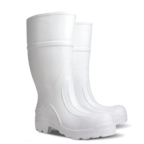 DEMAR. federleichte Eva Gummistiefel Regenstiefel Preator Weiss von DEMAR