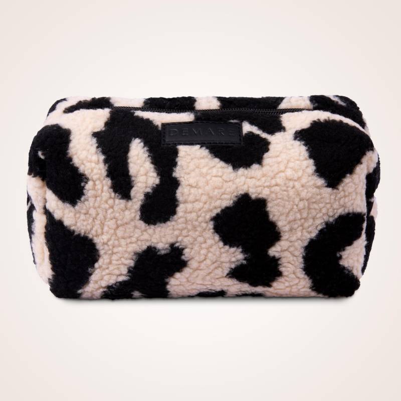 Teddy Mini Bag | Leo Beige | Kulturtasche, Make-Up Tasche, Taschen-Organizer, Wickeltasche von DemareLiving