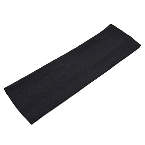 Demarkt Sport Headband Stirnband für Running Yoga Fitness 21 * 7CM Schwarz von Demarkt