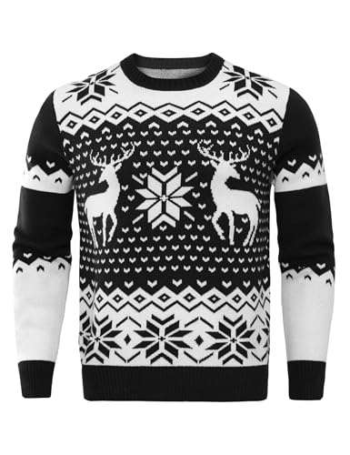 Demigimi Weihnachtspullover Herren Strickpullover Christmas Sweater Weihnachtspulli Weihnachten Pullover Hoodie Sweatshirt Demigimi Weihnachtspullover Herren Strickpullover Christmas Sweater Weihnachtspulli Weihnachten Pullover Hoodie Sweatshirt von Demegimi
