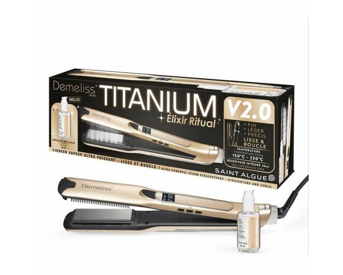 Demeliss Saint Algue Lockenstab Saint-algue Glätteeisen Saint-Algue TITANIUM V2 ELIXIR RITUAL DEMELISS von Demeliss Saint Algue