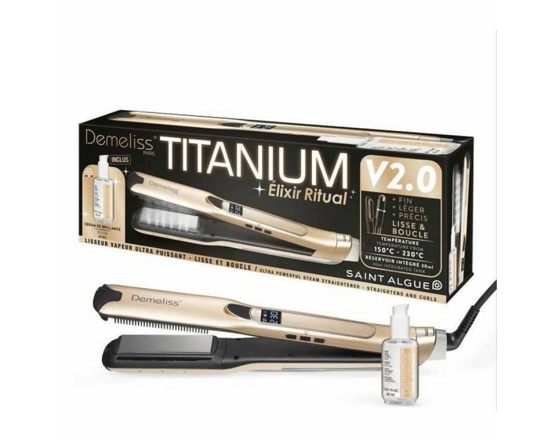 Demeliss Saint Algue Lockenstab Saint-algue Glätteeisen Saint-Algue TITANIUM V2 ELIXIR RITUAL DEMELISS von Demeliss Saint Algue