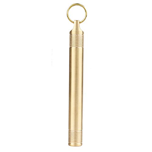 Versiegeltem Messing Pillenhalter Fach Zigarette Zahnstocher Medizin Container Organizer Pille Kapsel Fall von Demeras