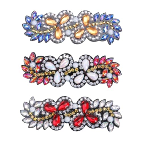3Pcs DIY Diamond Painting Haarspangen Schmetterling Haarnadeln, Diamant Painting Bowknot für Damen, Mädchen, DIY Haarschmuck Haarnadel Haar Deko Geschenk (I) von Demiawaking
